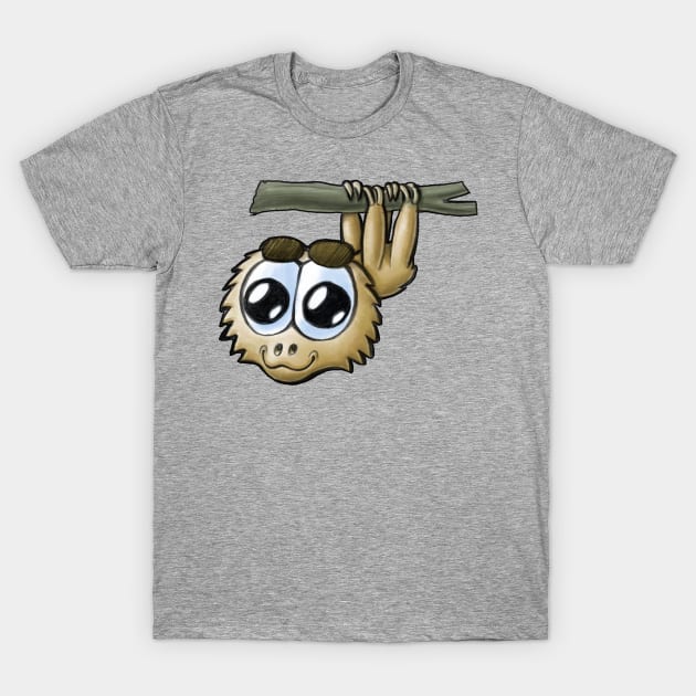 Unau - Two-Toed Sloth (Animal Alphabet) T-Shirt by TomsZoo